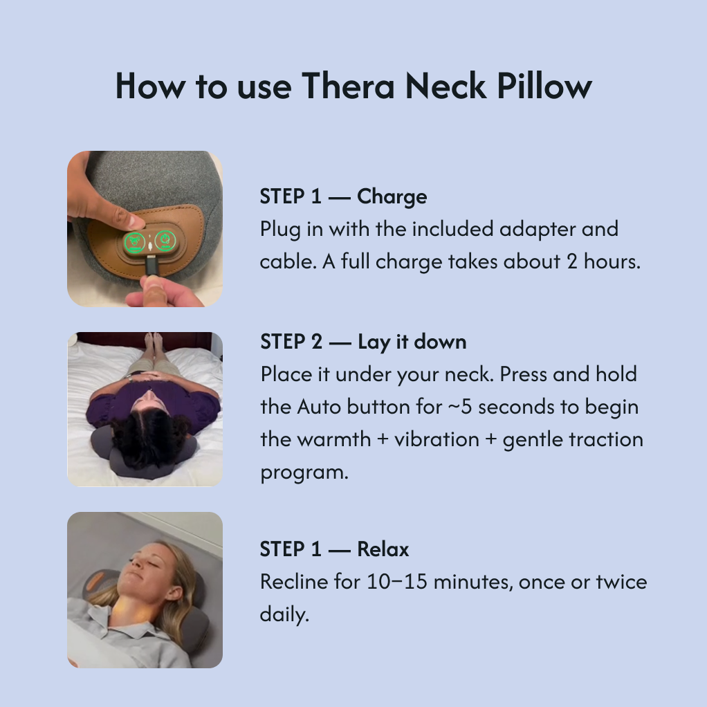 Thera Neck Pillow | Massager 3 in 1